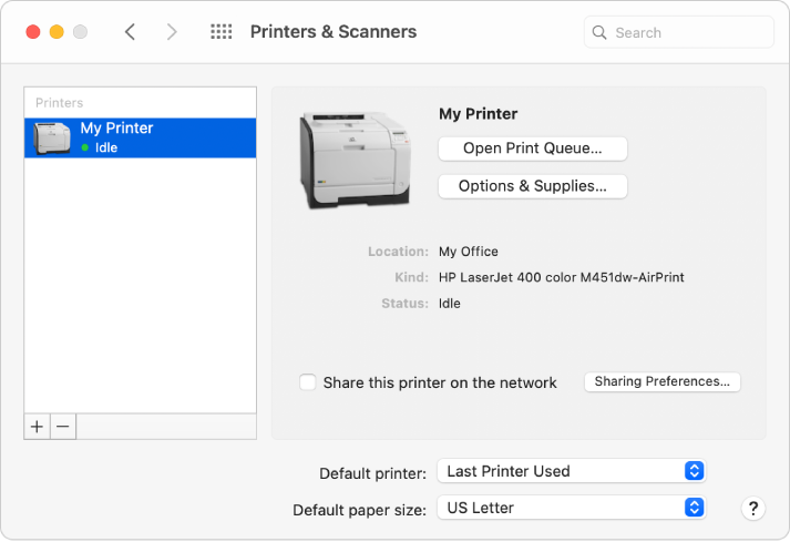 printer software is for windows but need for mac