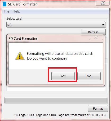 format sd card for garmin edge mac